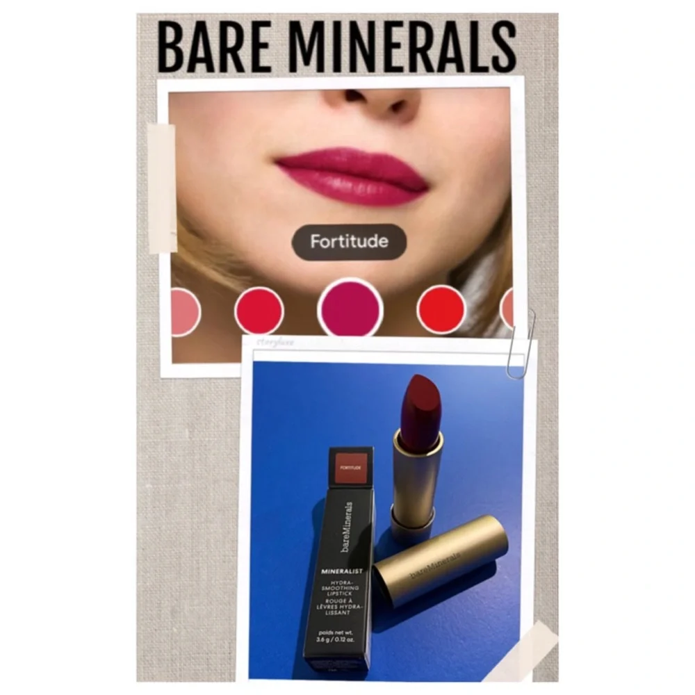 Flash Sale Bare Minerals Lipstick NIB MINERALIST LIPSTICK in FORTITUDE NIB